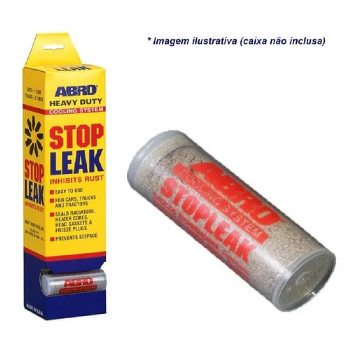 Selante Para Radiador Em Pó Stop Leak - ABRO