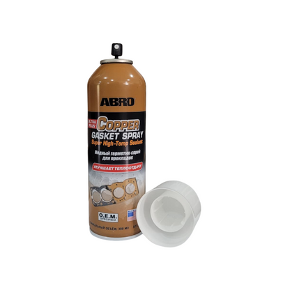 Spray Cobre Junta Cabeçote Escape Admissão Abro Copper Gasket 380ml - Abro