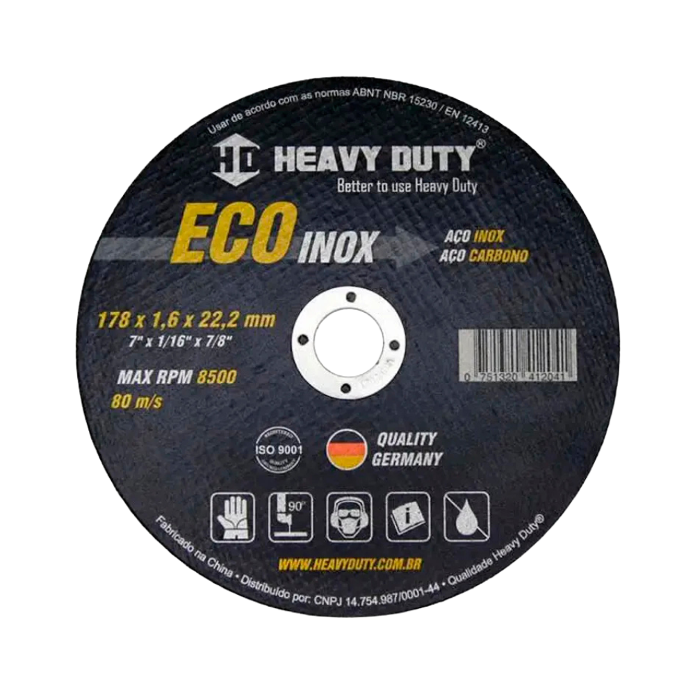 Disco De Corte Ecoinox - Heavy Duty