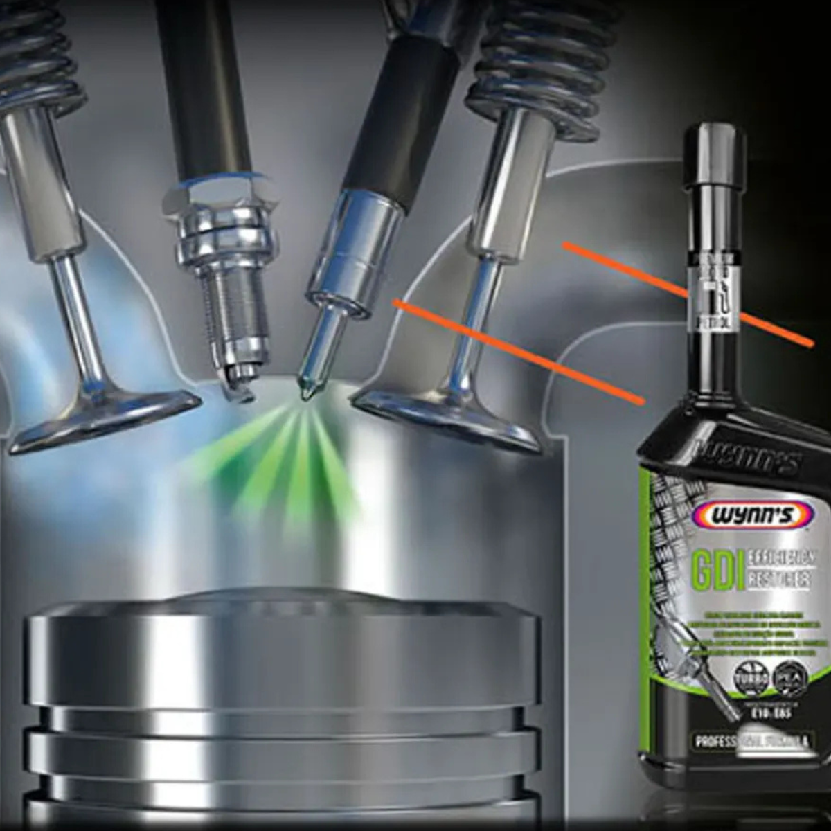 Limpeza De Injeção Direta Wynn´s GDI Eficiência Restorer 500ml