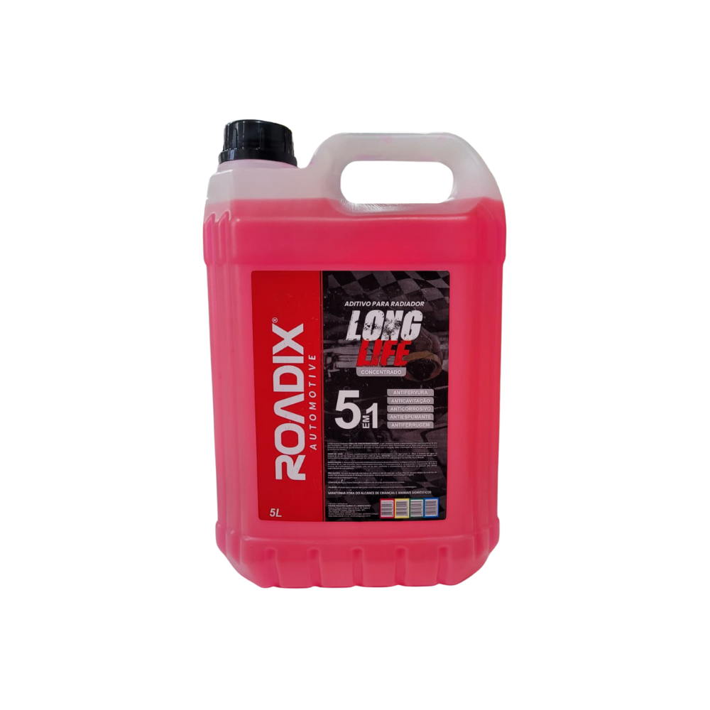 Aditivo Long Life 5 em 1 Concentrado 5L - Roadix