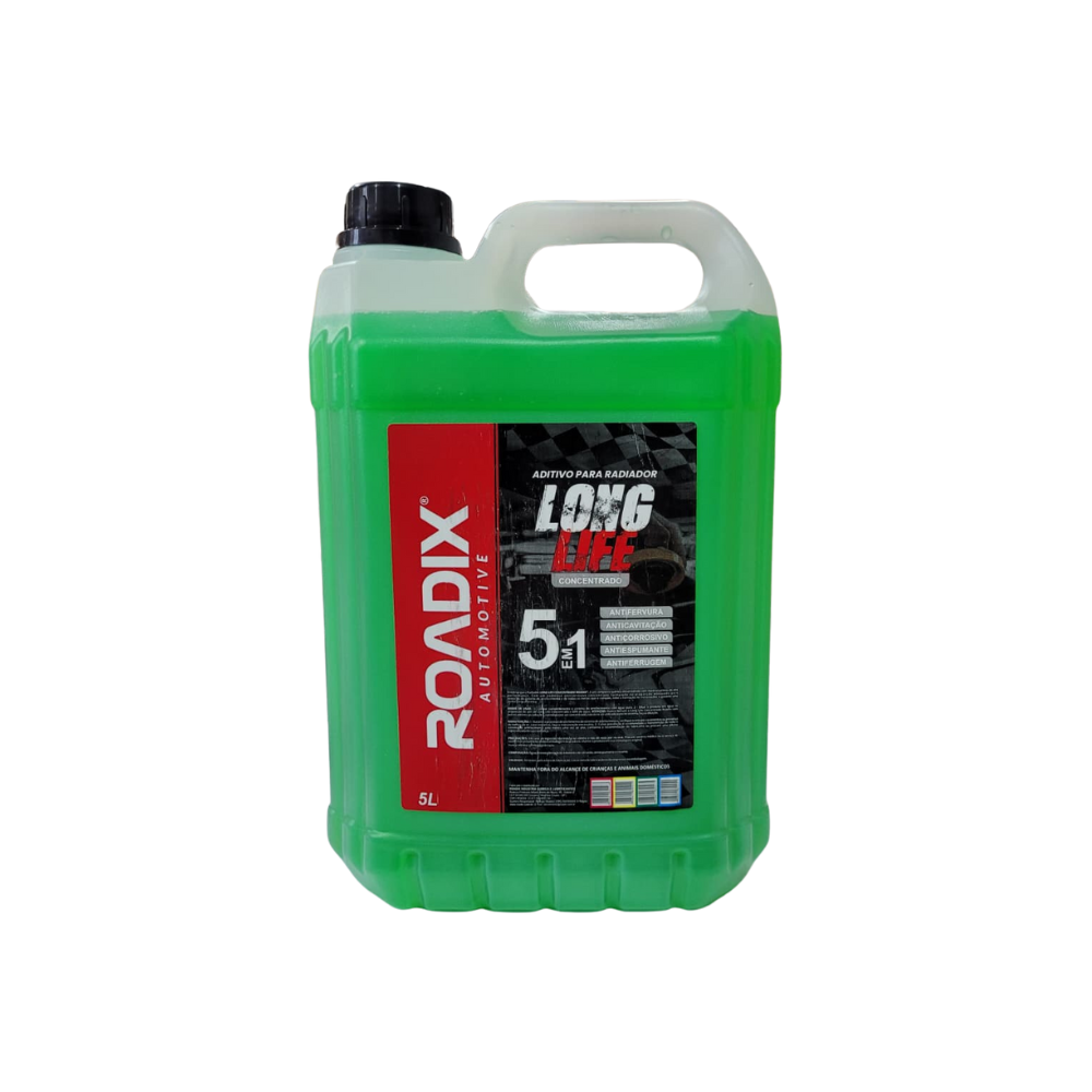 Aditivo Long Life 5 em 1 Concentrado 5L - Roadix