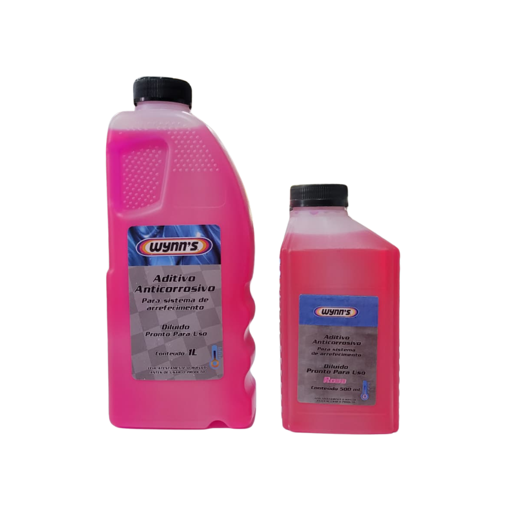 Aditivo Para Radiador Anticorrosivo Rosa Pronto para Uso - Wynns