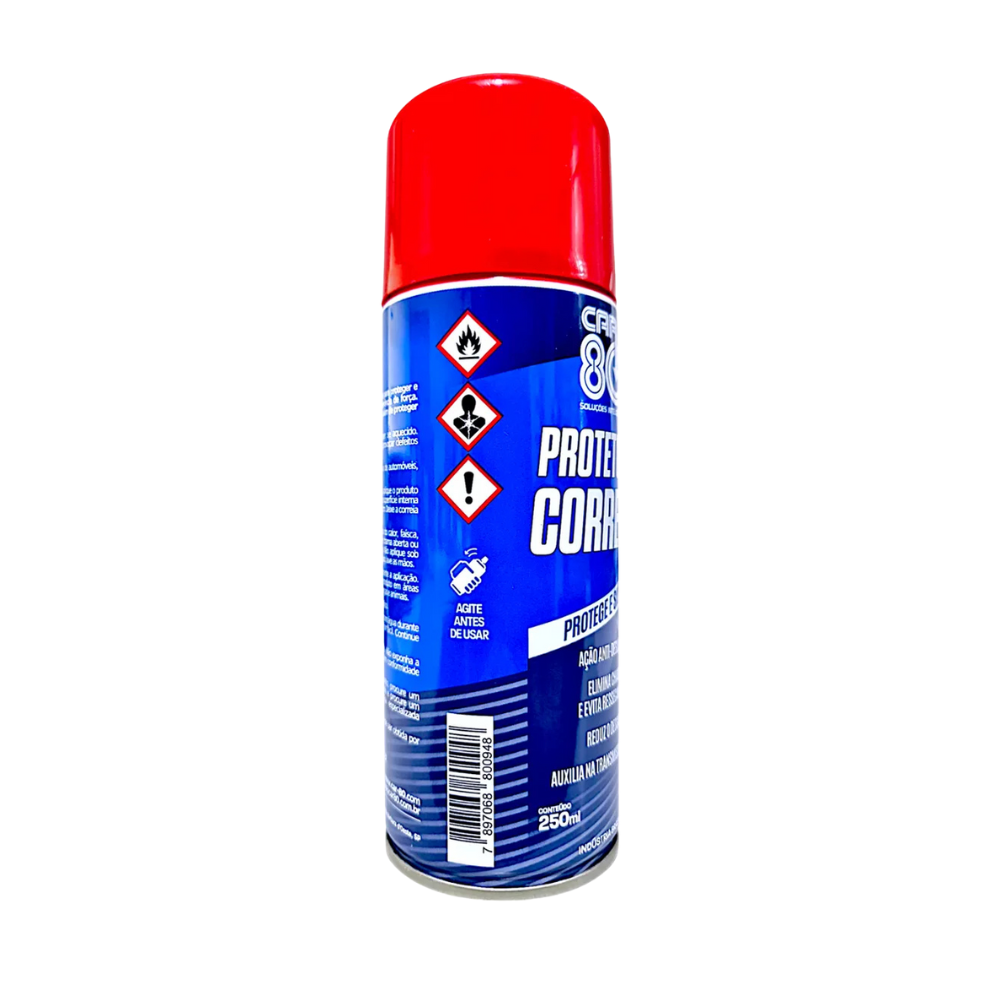 Protetor Correias Spray Anti Deslizante Antiderrapante 250ml - Car80