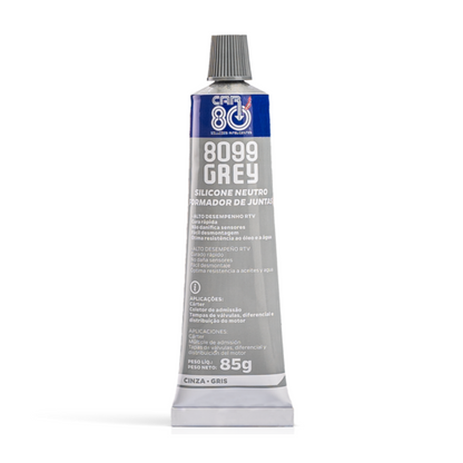 Silicone Neutro de Alta Temperatura Grey 85g - Car 80